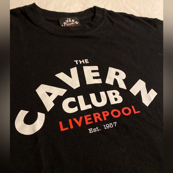 The Cavern Liverpool Worlds Most Famous Club Black T-Shirt Mens M - Picture 2 of 5